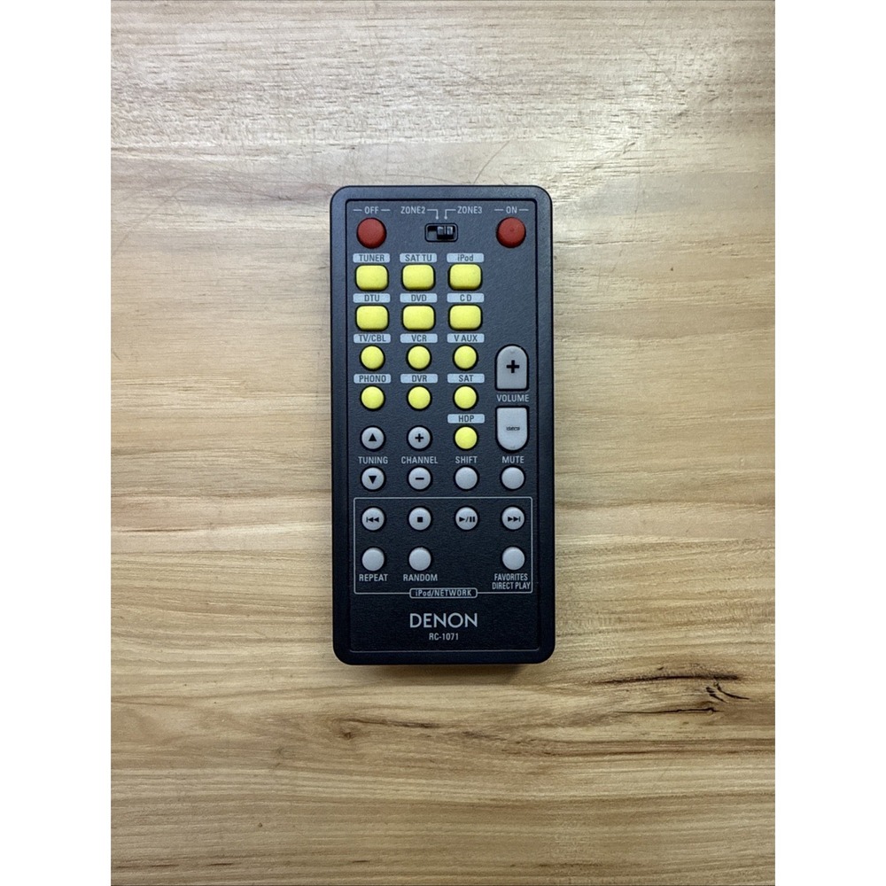 Genuine DENON RC-1084 Audio/Video Receiver Remote Control TESTED